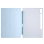 Galaxy Tab S10 Plus Kılıf Zore Tri Folding Kalem Bölmeli Standlı Kılıf