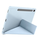 Galaxy Tab S9 FE Kılıf Zore Tri Folding Kalem Bölmeli Standlı Kılıf