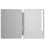 Galaxy Tab S9 FE Kılıf Zore Tri Folding Kalem Bölmeli Standlı Kılıf