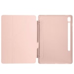 Galaxy Tab S9 FE Kılıf Zore Tri Folding Kalem Bölmeli Standlı Kılıf