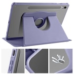 Galaxy Tab S9 Kılıf Zore Termik Kalem Bölmeli Dönebilen Standlı Kılıf