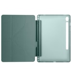 Galaxy Tab S9 Kılıf Zore Tri Folding Kalem Bölmeli Standlı Kılıf