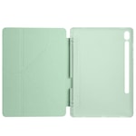Galaxy Tab S9 Kılıf Zore Tri Folding Kalem Bölmeli Standlı Kılıf
