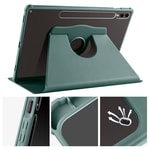 Galaxy Tab S9 Plus Kılıf Zore Termik Kalem Bölmeli Dönebilen Standlı Kılıf