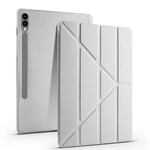 Galaxy Tab S9 Plus Kılıf Zore Tri Folding Kalem Bölmeli Standlı Kılıf