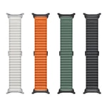 ​​Galaxy Watch Ultra 47mm Zore KRD-120 Naylon Kumaş Hasır Örgülü Kordon