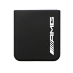 Galaxy Z Flip 5 Kılıf AMG M-safe Şarj Özellikli Büyük Logo Dizayn Orjinal Lisanslı Kapak