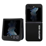 Galaxy Z Flip 5 Kılıf AMG M-safe Şarj Özellikli Büyük Logo Dizayn Orjinal Lisanslı Kapak