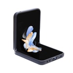 Galaxy Z Flip 5 Kılıf Guess Orjinal Lisanslı PU Deri Taşlı Üçgen Logo 4G Desenli Strass Kapak