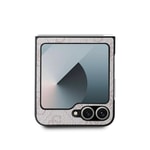 Galaxy Z Flip 6 Kılıf Guess Orjinal Lisanslı Leather Metal Logo Kapak