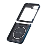 Galaxy Z Flip 6 Kılıf M-safe Şarj Özellikli Aramid Fiber Pitaka Tactile Woven Sunset-Moonrise Serisi Moonrise Kapak