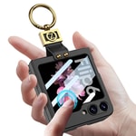 Galaxy Z Flip 6 Kılıf Zore Z Harfli Yüzüklü Kıpta Kapak