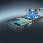 Galaxy Z Flip 7 Kılıf M-Safe Şarj Özellikli Kamera Korumalı Zore Lunex Kapak