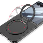 Galaxy Z Flip 7 M-safe Şarj Özellikli Zore Kıpta KPT-02 Standlı Kapak