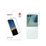 Galaxy Z Flip 7 Zore Kenarları Kırılmaya Dayanıklı Cam Ekran Koruyucu