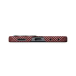 Galaxy Z Flip 8 Kılıf M-safe Şarj Özellikli Aramid Karbon Fiber Pitaka Sunset 2.0 California Dream Serisi Kapak