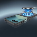 Galaxy Z Flip 8 Kılıf M-Safe Şarj Özellikli Kamera Korumalı Zore Lunex Kapak
