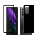 Galaxy Z Fold 2 Zore Ön Arka 5D Full Yapışkanlı Temperli Ekran Koruyucu