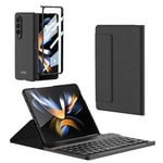 Galaxy Z Fold 3 Kılıf Standlı Bluetooth Klavyeli Zore Kıpta Keyboard Set Kılıf