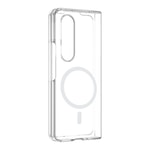 Galaxy Z Fold 4 Kamera Korumalı M-Safe Şarj Özellikli Şeffaf Zore London Sert PC Kapak