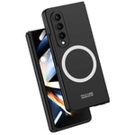 Galaxy Z Fold 4 Kılıf Wireless Şarj Özellikli Zore Kıpta M-safe Kapak