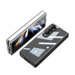 Galaxy Z Fold 4 Kılıf Zore Full Camlı Kıpta Kapak