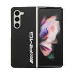 Galaxy Z Fold 5 Kılıf AMG M-safe Şarj Özellikli Büyük Logo Dizayn Orjinal Lisanslı Kapak
