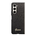 Galaxy Z Fold 5 Kılıf Guess Orjinal Lisanslı Yazı Logolu Glitter Script Kapak