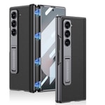 ​Galaxy Z Fold 6 Kılıf Deri Standlı Zore Kıpta Premium Kılıf