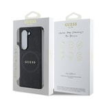 Galaxy Z Fold 6 Kılıf Guess Orjinal Lisanslı M-safe Şarj Özellikli Saffiano Metal Logo Kapak
