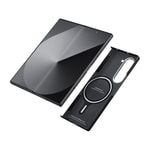 Galaxy Z Fold 6 Kılıf M-safe Şarj Özellikli 600D Aramid Fiber Pitaka Ultra-Slim Classic Serisi Black-Grey Twill Kapak