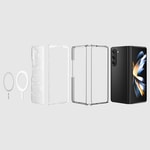 Galaxy Z Fold 6 Kılıf M-safe Şarj Özellikli Parlayan Simli Saydam Renkli Zore Allstar Kapak