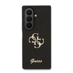 Galaxy Z Fold 7 Kılıf Guess Orjinal Lisanslı 4G Büyük Metal Logolu Glitter Kapak