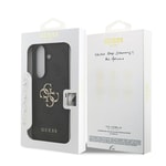 Galaxy Z Fold 7 Kılıf Guess Orjinal Lisanslı PU Deri Büyük Metal Logo Dizaynlı Kapak