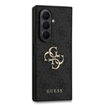 Galaxy Z Fold 7 Kılıf Guess Orjinal Lisanslı PU Deri Büyük Metal Logo Dizaynlı Kapak