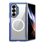 Galaxy Z Fold 7 Kılıf M-safe Şarj Özellikli Airbagli Raptic Shield Serisi Şeffaf Arka Yüzey Kapak