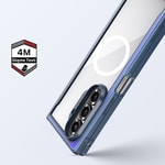 Galaxy Z Fold 7 Kılıf M-safe Şarj Özellikli Airbagli Raptic Shield Serisi Şeffaf Arka Yüzey Kapak