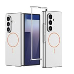 Galaxy Z Fold 7 Kılıf Wireless Şarj Özellikli Zore Kıpta M-safe Kapak