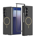 Galaxy Z Fold 7 Kılıf Wireless Şarj Özellikli Zore Kıpta M-safe Kapak