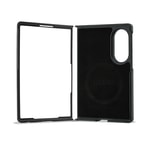Galaxy Z Fold 8 Kılıf Guess Orjinal Lisanslı M-safe Şarj Özellikli 360 Derece Dönebilen Standlı PU Metal Logolu Kapak