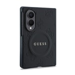 Galaxy Z Fold 8 Kılıf Guess Orjinal Lisanslı M-safe Şarj Özellikli Peony Sıcak Baskılı Klasik Yazı Logolu Saffiano Kapak