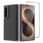 Galaxy Z Fold 8 Ultra Benks ArmorAir ArmorGrid Grand Combo Üçlü Aksesuar Seti (Ön Arka Kevlar Karbon Kapak + Ekran Koruyucu)