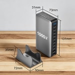 Go Des GD-B961 GaN Teknolojili 10 Portlu Masaüstü Şarj İstasyonu 1000W