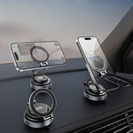 Go Des GD-HD238 360 Derece Dönebilen Vakum Özellikli Magnetik Telefon Tutucu