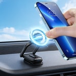 Go Des GD-HD275 Magnetik M-safe Uyumlu 360 Derece Dönebilen Düz Zemin Araç Telefon Tutucu