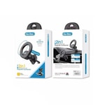 Go Des GD-HD318 M-safe Magnetik 360° Dönebilen 2in1 Havalandırma ve Düz Zemin Telefon Tutucu