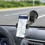 Go Des GD-HD356 360 Derece Dönebilen Teleskopik Vakumlu Tasarım Araç İçi Telefon Tutucu