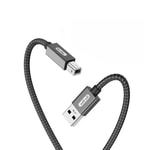Go Des GD-HM836 USB-A to USB-B 2.0 Örgülü Yazıcı Kablosu 2M