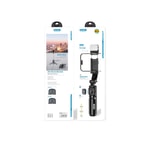 Go Des GD-ST67 Canlı Yayın Dolgu Işıklı Kumandalı 360 Derece Dönebilen Selfie Çubuğu ve Tripod
