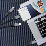 Go-Des GD-UC617 3in1 Type-C to Lightning – Type-C – Type-C Ultra Hızlı PD Şarj Kablosu 100W 1.2M